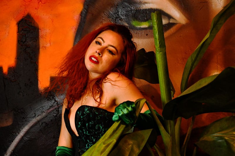 Aubrey - redhead model in cosplay