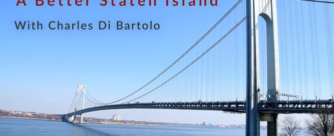 A Better Staten Island Title Screen - View of the Verrazano Bridge from Fort Wadsworth, looking out towards Brooklyn